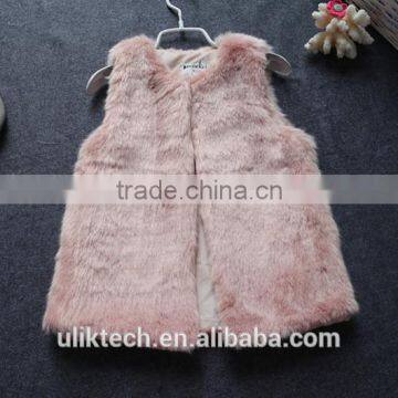 wholesale autumn girls cheap pink faux fur coats