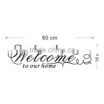 Welcome to Our Home Quote Removable Vinyl Decal Decals Wall Sticker Stickers Home Decor DIY Butterfly photo-6