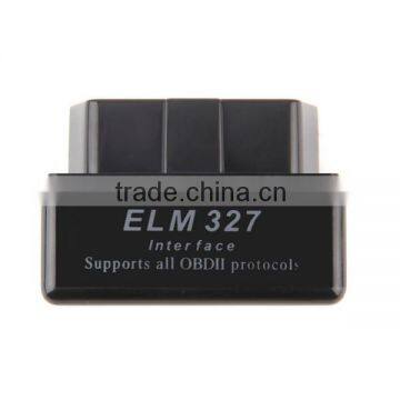 SUPER MINI ELM327 Bluetooth OBD2 V2.1 Black Smart Car Diagnostic Interface ELM 327 Wireless Scan Tool New Dropping Shipping photo-5