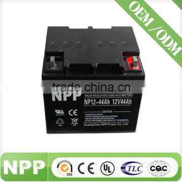 12v44ah deep cycle oem battery rechargeable for solar Battery Manufacturers