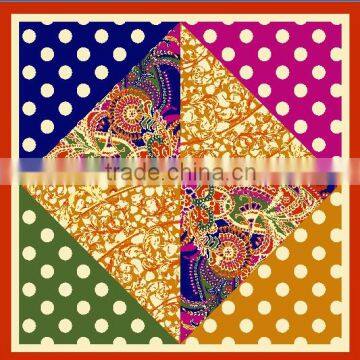 Wholesale Custom Design Turkish Style Digital Printed Polyester Chiffon Square Scarf, Head Scarf,muslim Chiffon Hijab Women Supplier's Choice photo-6