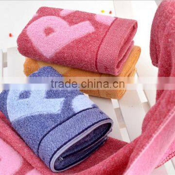 cheap high quality cotton bamboo printing face towel