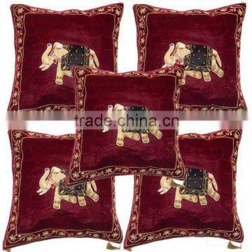 wholesale lots velvet zardosi cushion covers