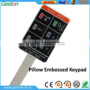 Custom Electrical Tactile Control Touch Panel Membrane Keyboard