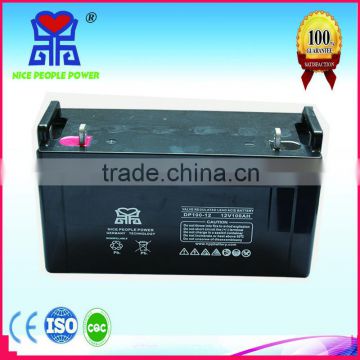 OEM DP 12v 100ah solar panel battery for telecommunication UPS etc