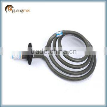 Coil tubular heating element for home appliance