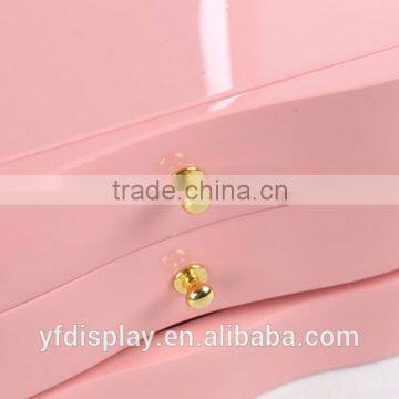 High Finish Princess Wooden Jewellery Box, Pink Painting Jewellery Box, Jewellery Collection Case photo-2