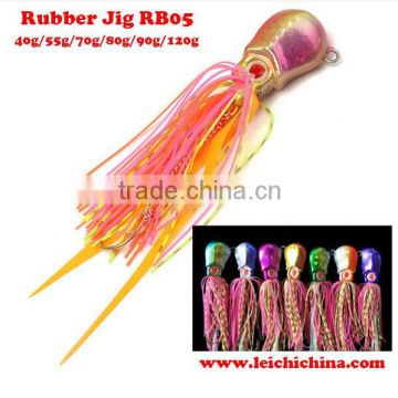 High quality Lead Head And Silicone Skirts Fishing Madai Jig