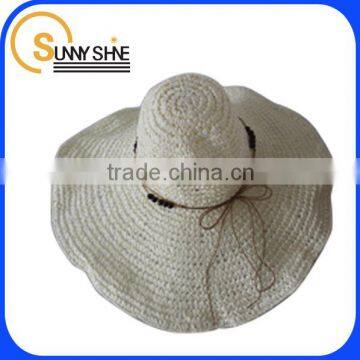 SUNNY SHINE Fashion Large Along the Sun Hats of Straw photo-2