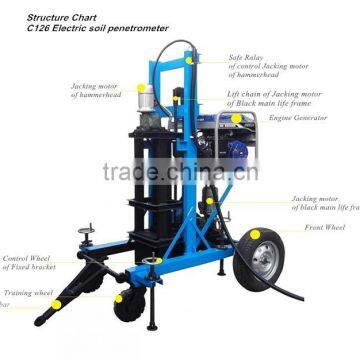 Dynamic standard soil penetrometer test,cone penetrometer,soil testing equipment