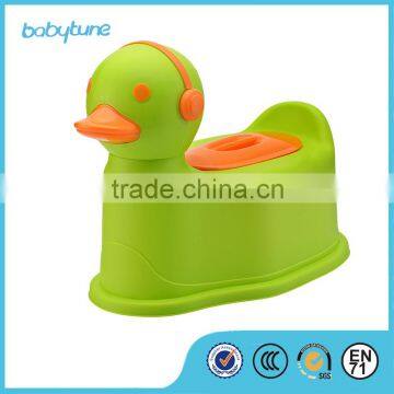 Duck shape potty(big size),plastic baby potty,hot sell baby potty