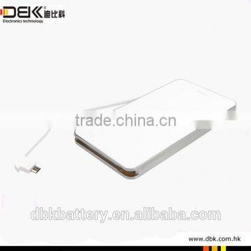 New built-in cable power bank phone chargers 9000mAh (PB-LS011)