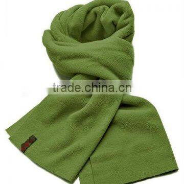 Latest fashion Polar fleece scarves, many colors can be customized logo