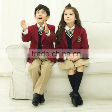 Latest design kids cute school uniforms, primary school school wear/kits, boys and girls                        
                                                Quality Choice