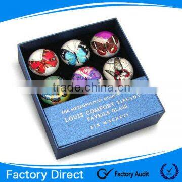 2015 Customized Dome Crystal Glass Fridge Magnet photo-3