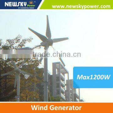 Max1200W wind generator wind power generator wind turbine generator