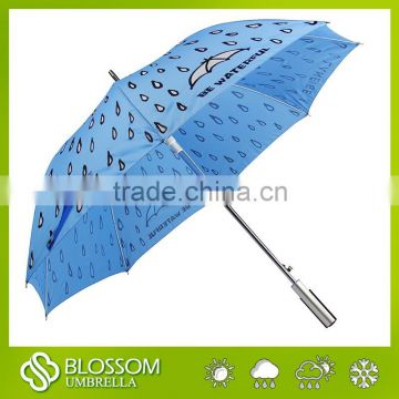 2016 Custom screen printing advertising promotional beautiful rain umbrella