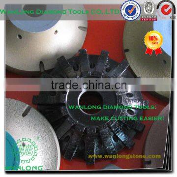 long life span 100 mm diamond router bit for stone chamfering