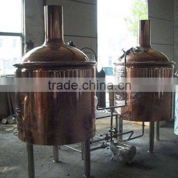 Ale drink factory Red copper 500L Cheap beer brewing equipment for sale