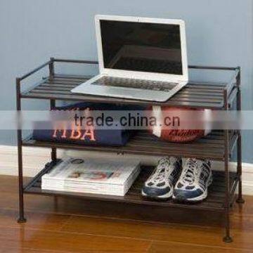 2015 free combination 3 tiers metal shoe rack