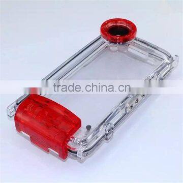 2015 New Arrival Waterproof 40M Underwater Anti-reflection Window Glass Housing Case Cover for 6 Plus 5.5inch photo-4