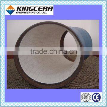 Abrasion-resistant Steel Pipe with ceramic liners