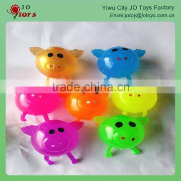 Sticky pig animal splat ball toy