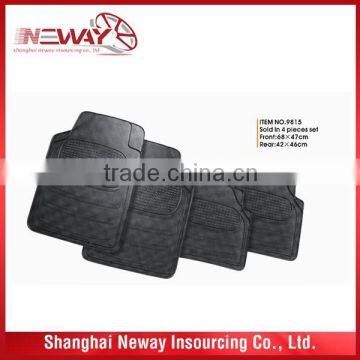 auto carpet car mat with rubber material