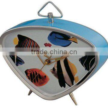 Triangle Shape Metal Case Mechanical Alarm Clock photo-4