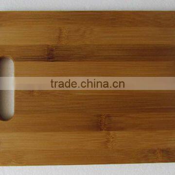 Eco-Friendly natural wooden bambu silicone cutting board with handle