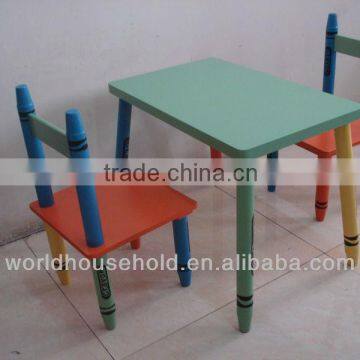 Kids Table and Chair Set, One Table Two Chairs photo-4