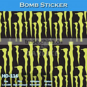 HD-112 CARLIKE Air Bubble Free Removable Bomb Sticker Thailand Car Sticker photo-5