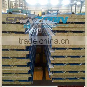 Fireproof Rock Wool Sandwich Panel for Roof and Wall Board photo-3