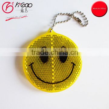 P00014 reflective hanger for children bags Hard Plastic reflective pendant