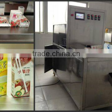 cangzhou factory supply 250ml slim shape juice carton with straw filling packing machine