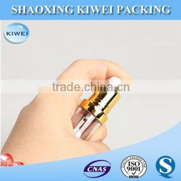 Cosmetic Vacuum Flask Pump Bottle Gold Cap photo-3