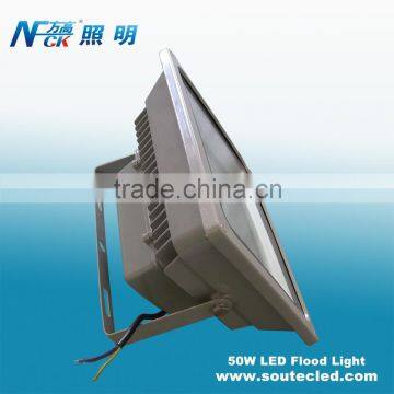 Warm white outdoor building road decoration 50w waterproof led flood light