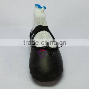 S5025 Folding Leather Ballet Shoes High Quality Suede Sole Dance Shoes for Cheap Folding Ballet Shoes photo-5