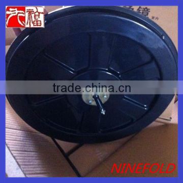 black safety convex mirror