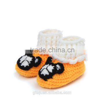 Baby Handmade Crochet Boots Shoes Supplier for 1-10 months old B-0020