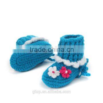 Fashion shoe China wholesale crochet knitting crochet baby shoes S-3