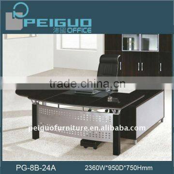 PG-8B-24A Black oak modular office design furniture