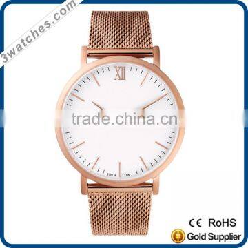 quartz OEM original branded fashion new arrival 2016 dial wrist watches rose gold watches