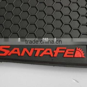 Easy Clean 4pcs Car Floor Mats For HYUNDAI SANTAFE photo-4