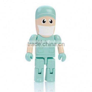 2014 new product wholesale nurse shaped usb flash drive free samples made in china