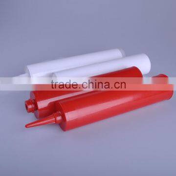 320ml high quality empty plastic tube for High temperature resistance Gasket silicone sealant