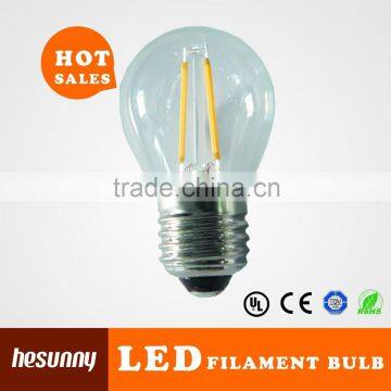 120V E26 S14 Led filament bulb mini globe 2W