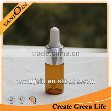 Amber Tubu Small Glass Dropper Vial