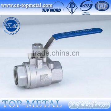 Threaded Stainless Steel Ball Valve 1000WOG 2PC Ball Valve Threaded Stainless Steel Ball Valve