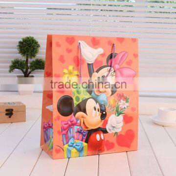 cute winter mouse paper gift box for kids hand paper gift bag